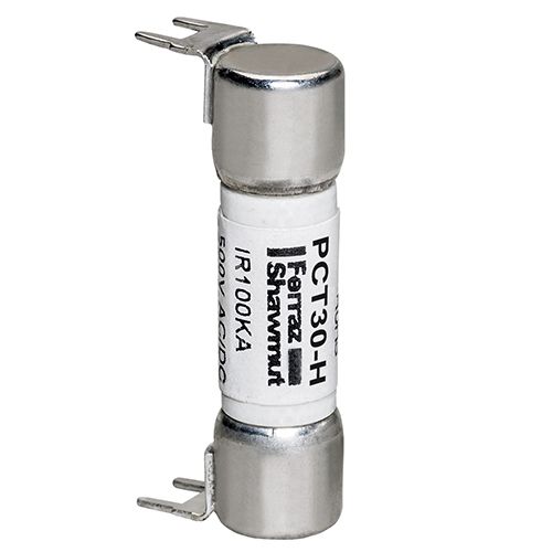 PCT30-H - PC Mount Fuse 500V 30A Time-Delay Double Hole Mount PCT - Midget Series